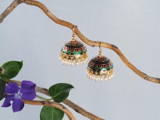 Indische Jhumka Ohrhänger "Anandita"